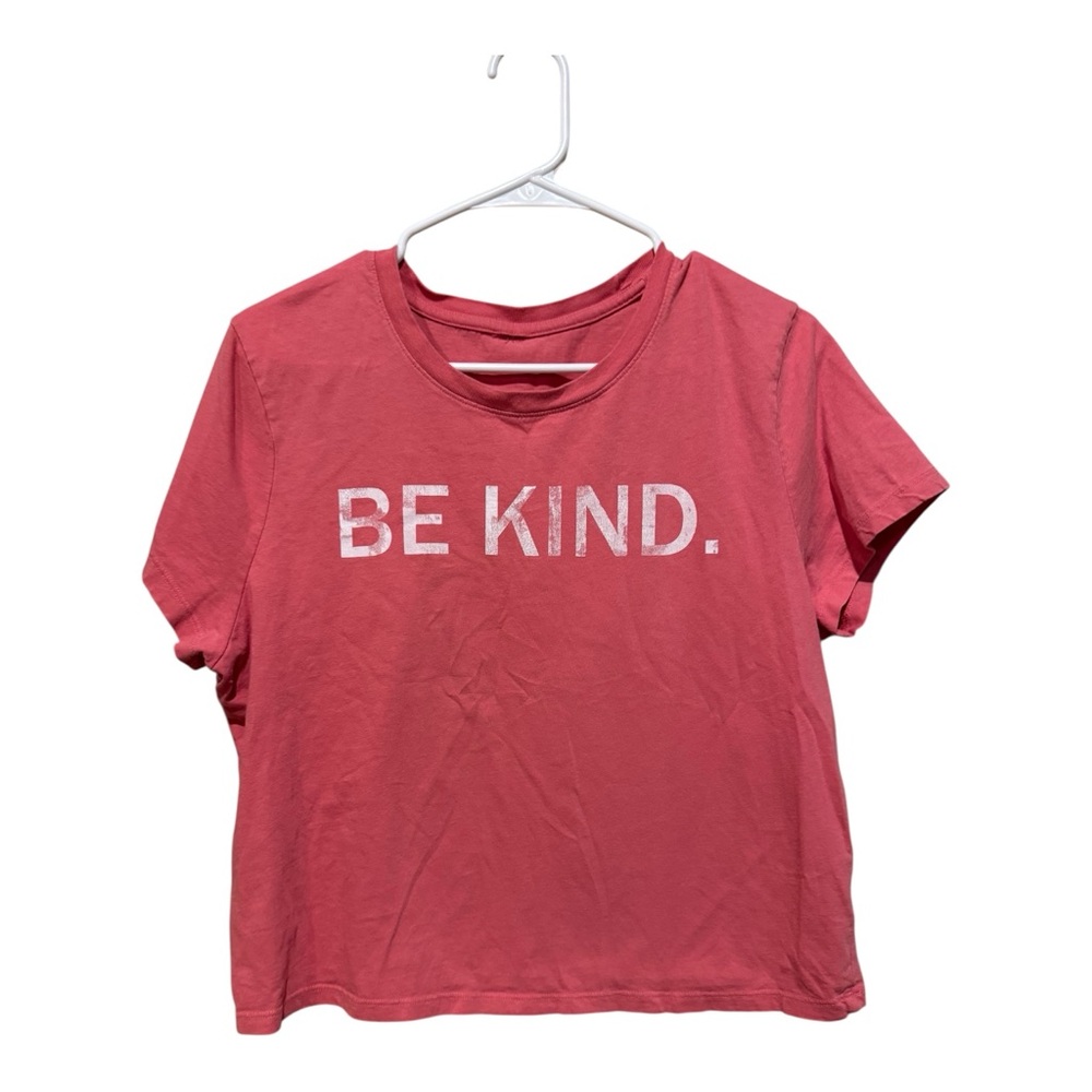 Deep Pink Be Kind'‎ T-Shirt OVERSIZED